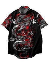 Chemise Dragon Rouge