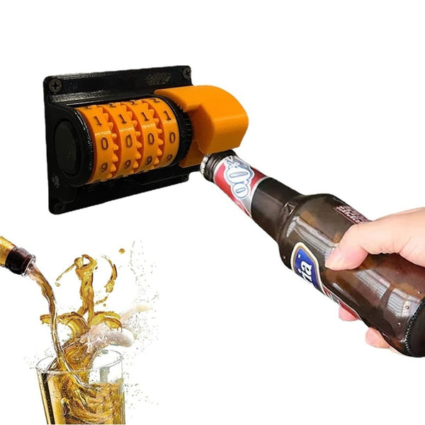Contento 866355 Décapsuleur Mural Bière Plastique Multicolore 30x12x5cm