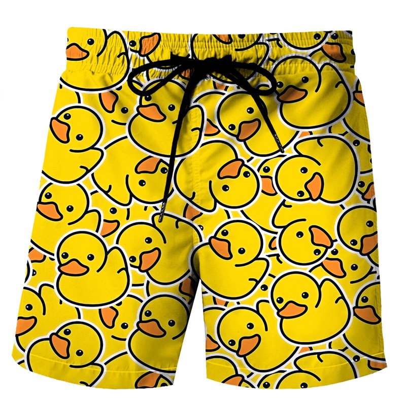 Short De Bain Vilebrequin Homme - Jaune Tortues - Taille XL 38" - Polyamide - Occasion Parfait état
